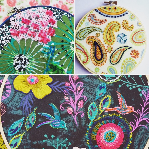 Handmade Embroidered Wall Art